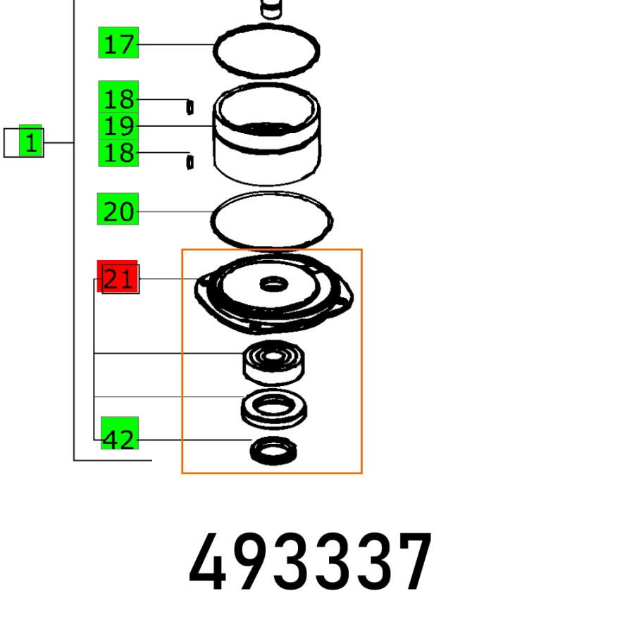 (image for) Housing Cover Lex 2 125-150 Et-bg