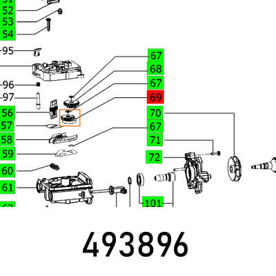 (image for) Eccentric Wheel Df 500 Q Et-bg