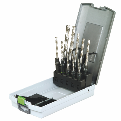 (image for) Festool HSS D3-10 CE/10 CENTROTEC HSS Metal Drill Bit Set 3–10mm 10 Piece