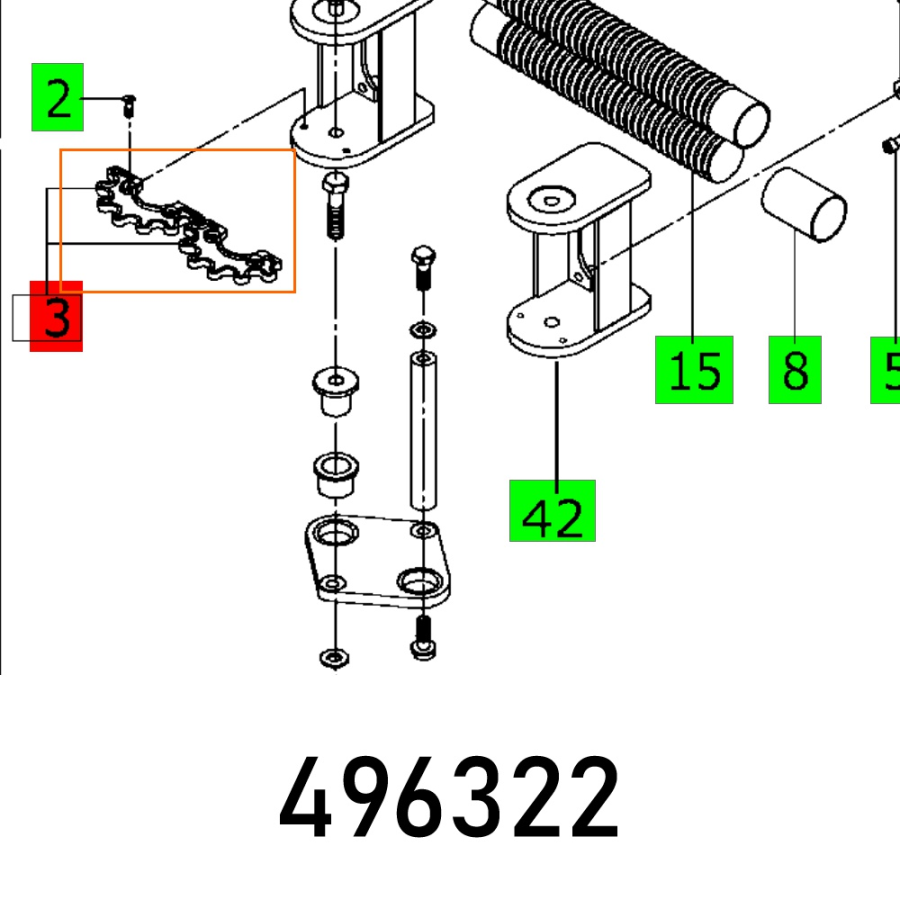 (image for) Gearwheel Kit Asa Et-bg