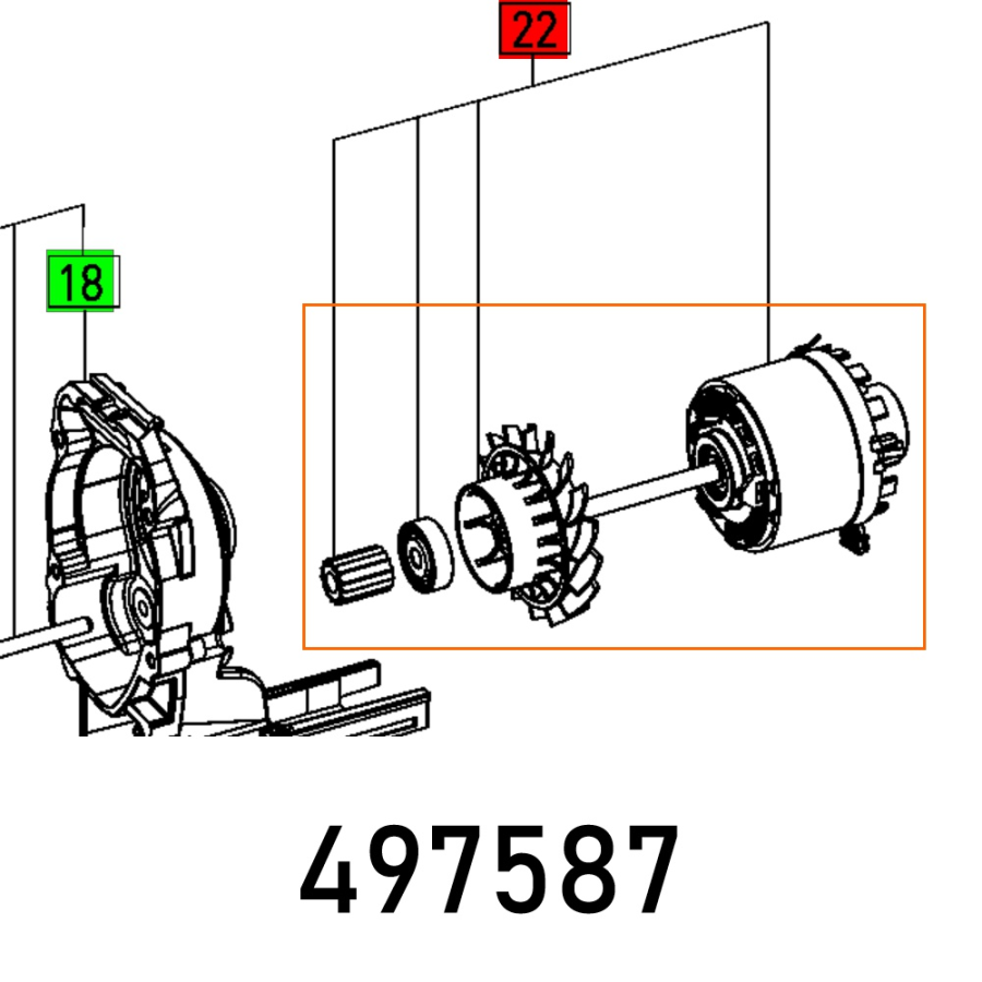 (image for) Motor Ec30-7-b 14,4va