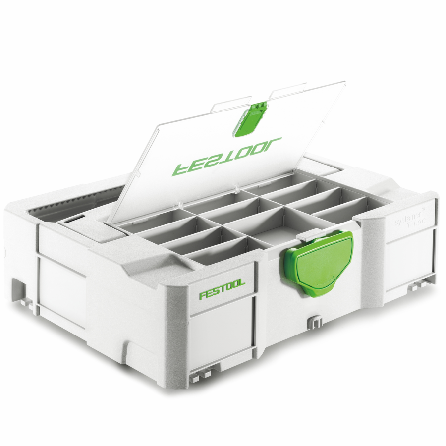 (image for) Festool SYS 1 TL-DF Systainer T-LOC with Transparent Lid Compartment