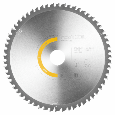 (image for) Festool HW 216x2,3x30 W60 WOOD FINE CUT Circular Saw Blade 216mm 60T