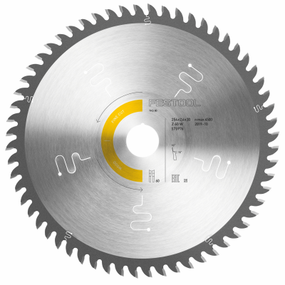 (image for) Festool HW 254x2,4x30 W60 WOOD FINE CUT Saw Blade For TKS 80