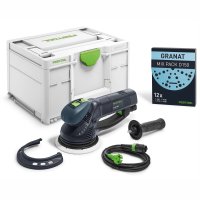 Festool RO 150 FEQ-Plus ROTEX Geared Eccentric Sander in Systainer (image for) Festool RO 150 FEQ-Plus ROTEX Geared Eccentric Sander in Systainer