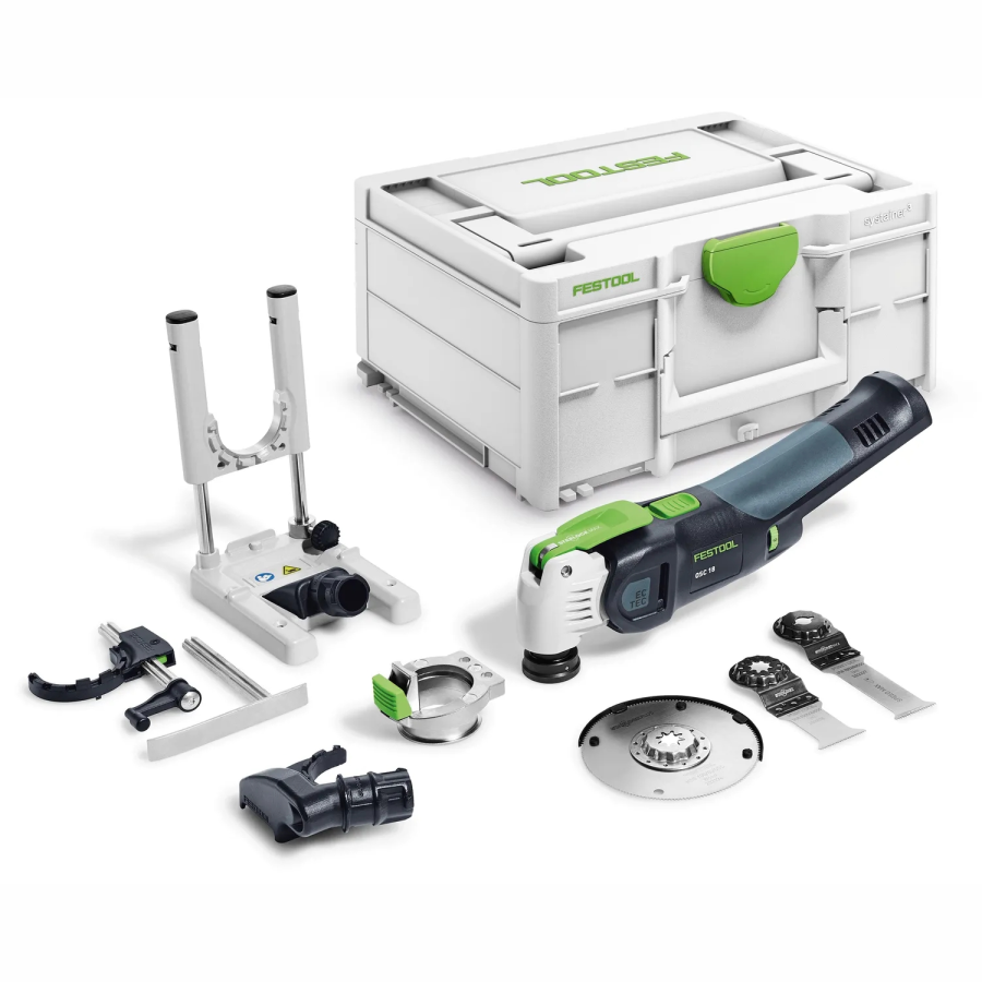 (image for) Festool OSC 18 E-Basic-Set VECTURO Cordless Oscillator multi-tool