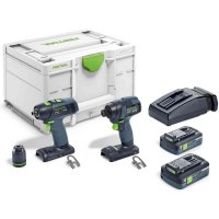 Festool TID 18 HPC 4,0 I-Set T18 Screwdriver and Drill Bit Set (Combo Set) (image for) Festool TID 18 HPC 4,0 I-Set T18 Screwdriver and Drill Bit Set (Combo Set)
