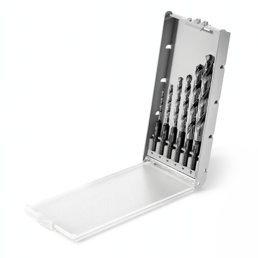 (image for) Festool BKS SYS3 D3-10 HSS CE 6-Piece Metal Drill Bit Case