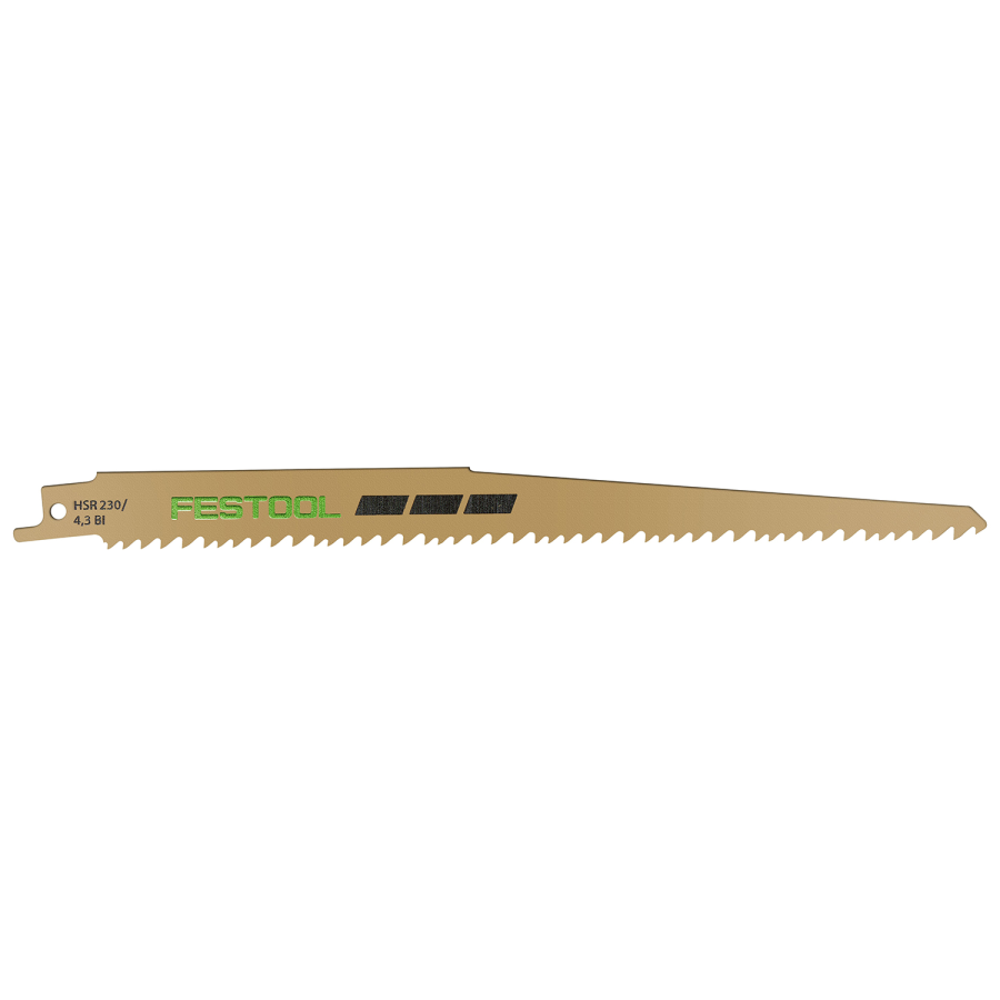 (image for) Festool HSR 230/4,3 BI/5 WOOD UNIVERSAL Sabre Saw Blade Set 230mm 5pc
