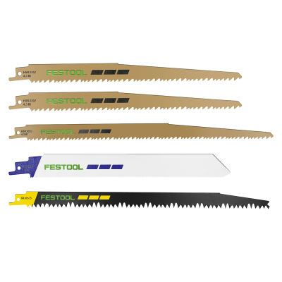 (image for) Festool RS-Sort/5 Sabre Saw Blade Set for RSC 18 5pc