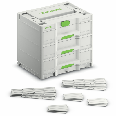 (image for) Festool SYS3-SORT/3 M 337 Sortainer³ Three-Drawer Storage System