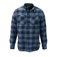 Festool CKSH-FT1-L Flannel Shirt Dark Blue Check Size Large (image for) Festool CKSH-FT1-L Flannel Shirt Dark Blue Check Size Large