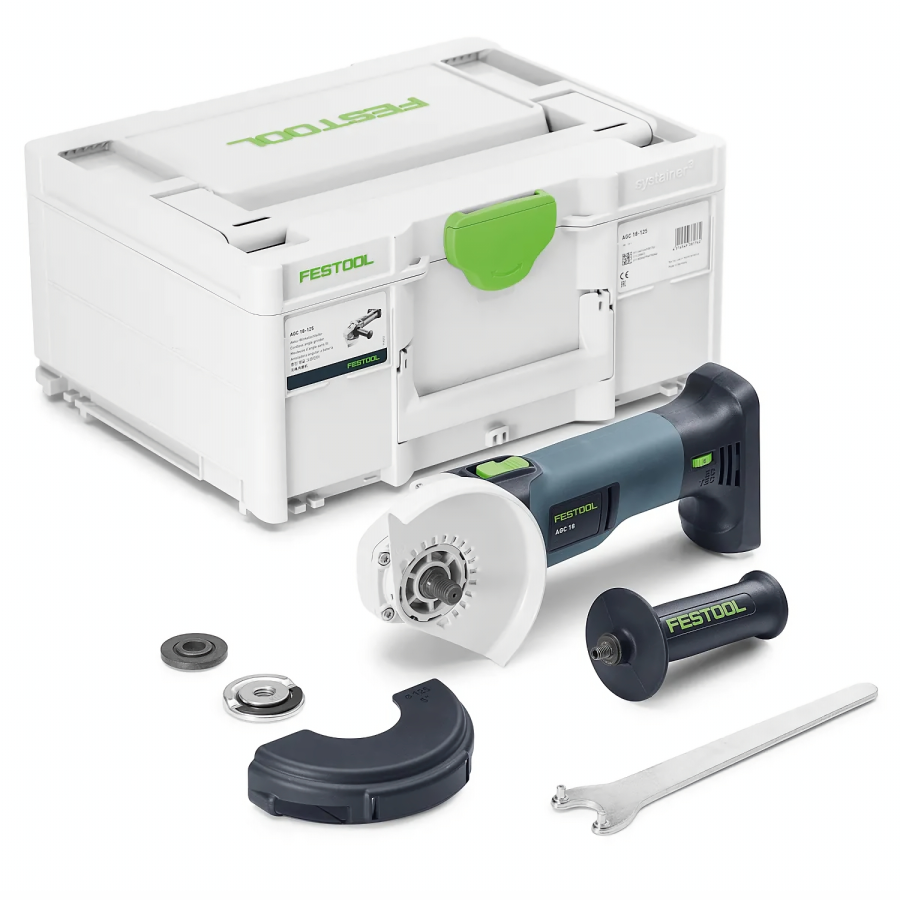 (image for) Festool AGC 18-125 EB-Basic Cordless Angle Grinder 125 mm