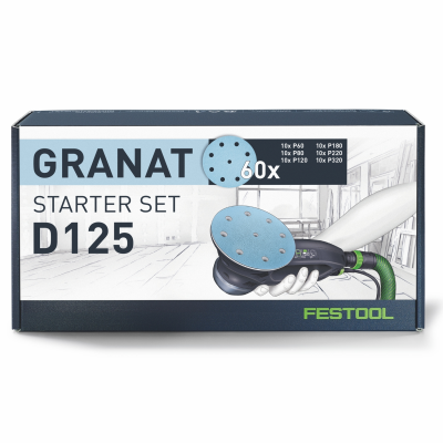 (image for) Sanding Discs D125 Gr-set