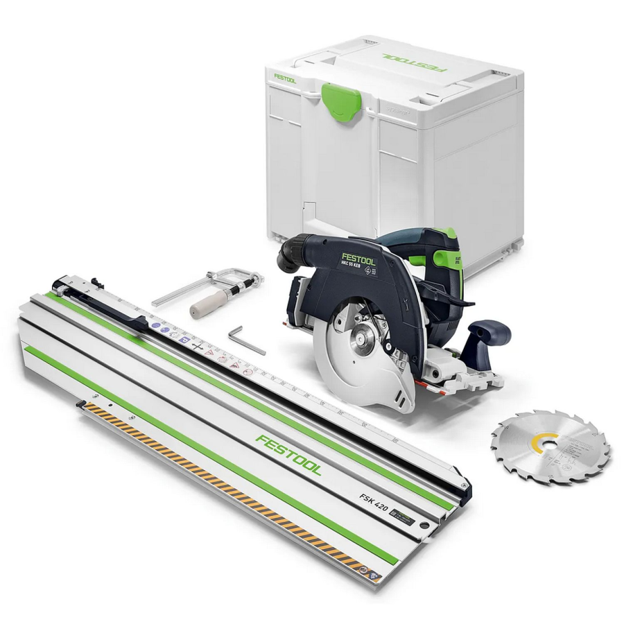 (image for) Festool HKC 55 KEB-Basic-FSK 420 Cordless Circular Saw (incl. 420mm Guide)