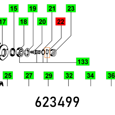 (image for) Securing Ring 11 Din 471