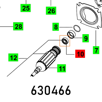 (image for) Bearing 608 Bb1-0188 Ed
