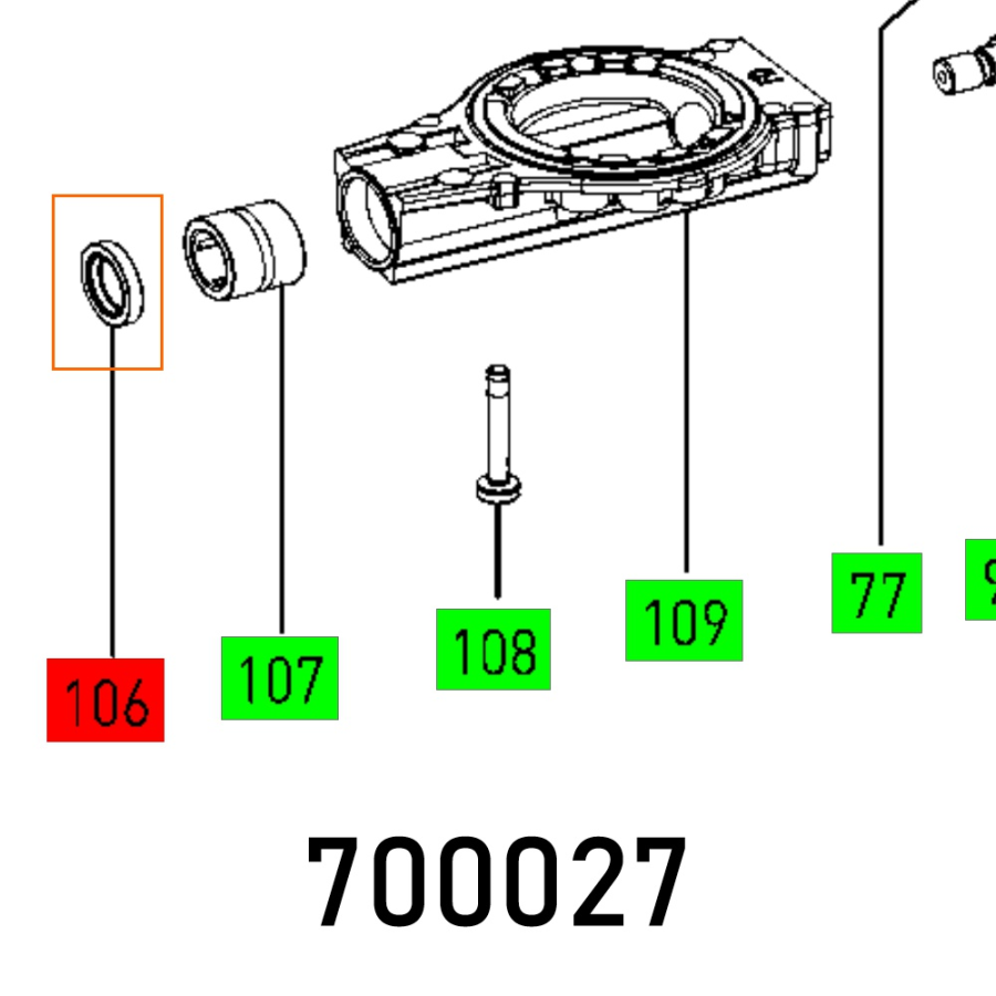 (image for) Conical Nipple Sd 12x19x3 Ina