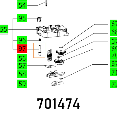 (image for) Lock Bolt Df 500 Q