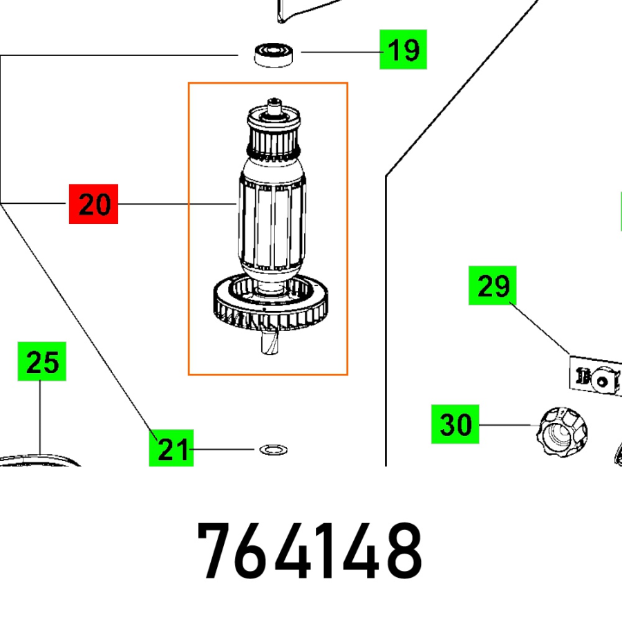 (image for) Armature Mxp 1200 230v