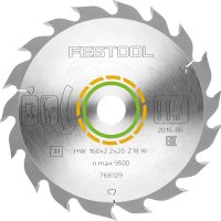 (image for) Saw Blade Hw 160x2,2x20 W18