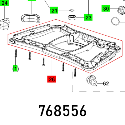 (image for) Handle Mx 1000 E Ef