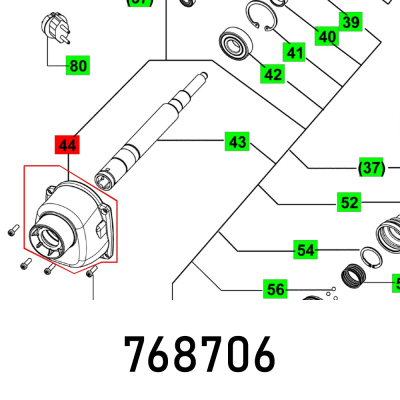 (image for) Gear Box Mx 1200-2 E Ef