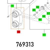 Gear Box Mx 1600-2 Eq Duo (image for) Gear Box Mx 1600-2 Eq Duo