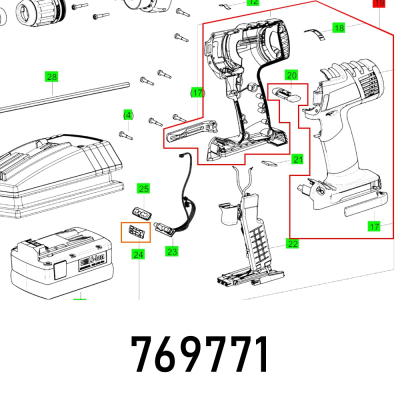 (image for) Housing Set Pdc-drc 18