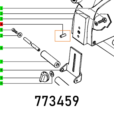 (image for) Pin Countersunk Din 1472-6x10-st