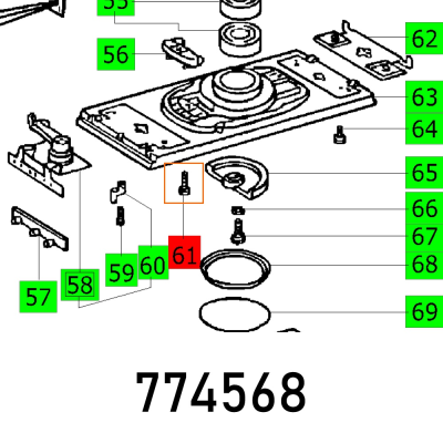 (image for) Oval Head Screw Din 7985-m5x20-4.8