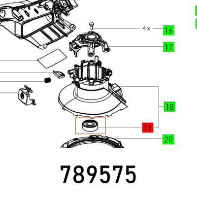 (image for) Ball Bearing 6000 Ddu-c3 D8s L (nsk)