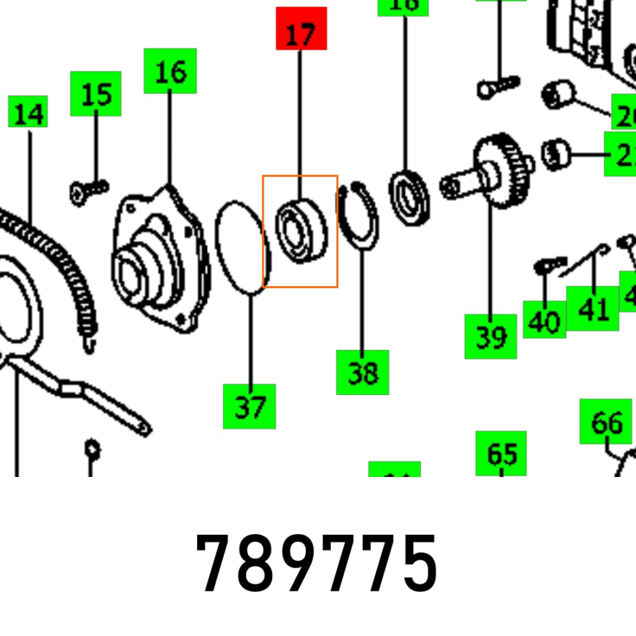 (image for) Ball Bearing 6202 2rs Din 625