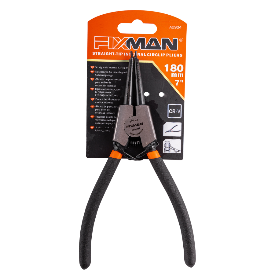 (image for) Fixman Straight External Circlip Pliers 7'/175mm
