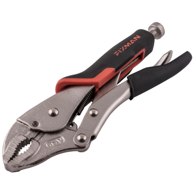 (image for) Fixman Curved Jaw Lock Grip Pliers 10'/250mm