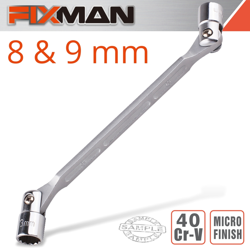 (image for) Fixman Hinged Socket Wrench 8x9mm