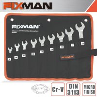 (image for) Fixman 9pcs Combination Spanner Set 8-10-11-12-13-14-15-17-19