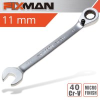 (image for) Fixman Reversible Combination Ratcheting Wrench 11mm
