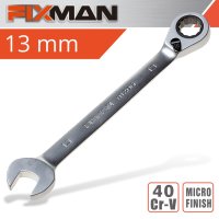 (image for) Fixman Reversible Combination Ratcheting Wrench 13mm