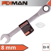 (image for) Fixman Combination Ratcheting Wrench 8mm