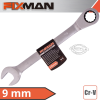 Fixman Combination Ratcheting Wrench 9mm (image for) Fixman Combination Ratcheting Wrench 9mm
