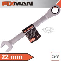 Fixman Combination Ratcheting Wrench 22mm (image for) Fixman Combination Ratcheting Wrench 22mm