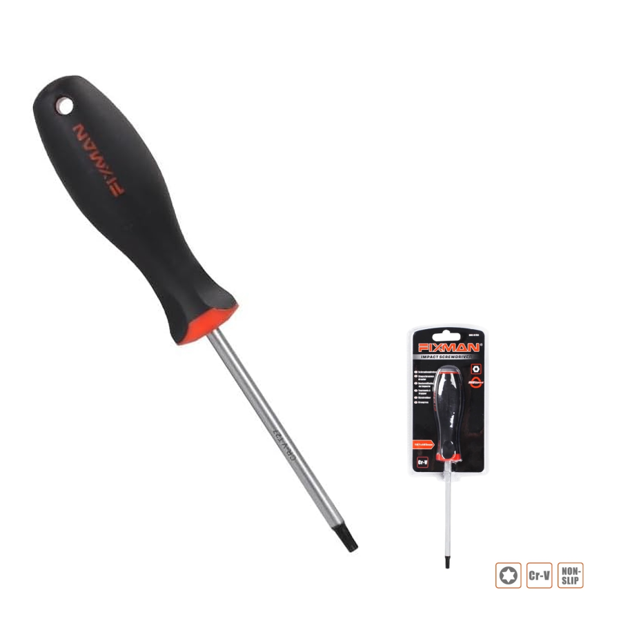 (image for) Fixman S/driver Torx T10 6x75mm Crv With Ergonomic Handle