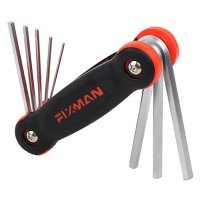 (image for) Fixman Hex Key Wrench Set 9pce (h5/64-h3/32-h1/8-h9/64-h5/32-h3/16-h7/