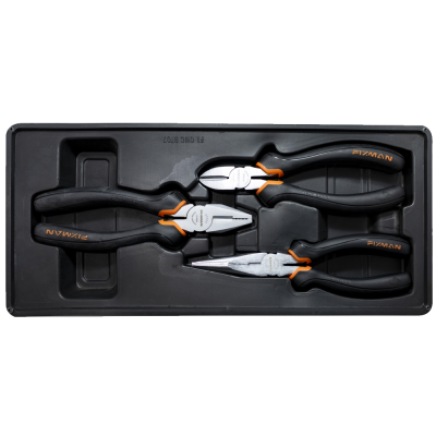 (image for) Fixman 3-pc Pliers Set (combination 8'ncutting 7.5' Long Nose 8')
