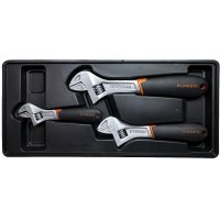 (image for) Fixman Tray 3 Piece Adjustable Wrench 6'8'10'