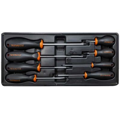 (image for) Fixman Tray 8 Piece Slotted And Phillips Screwdrivers
