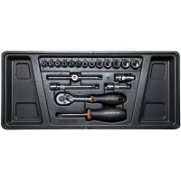(image for) Fixman Tray 19 Piece 1/4' Drive Sockets And Accessories
