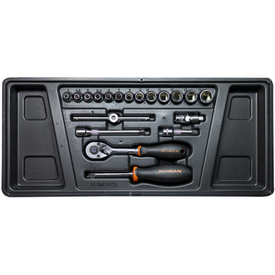 (image for) Fixman Tray 19 Piece 1/4' Drive Sockets And Accessories