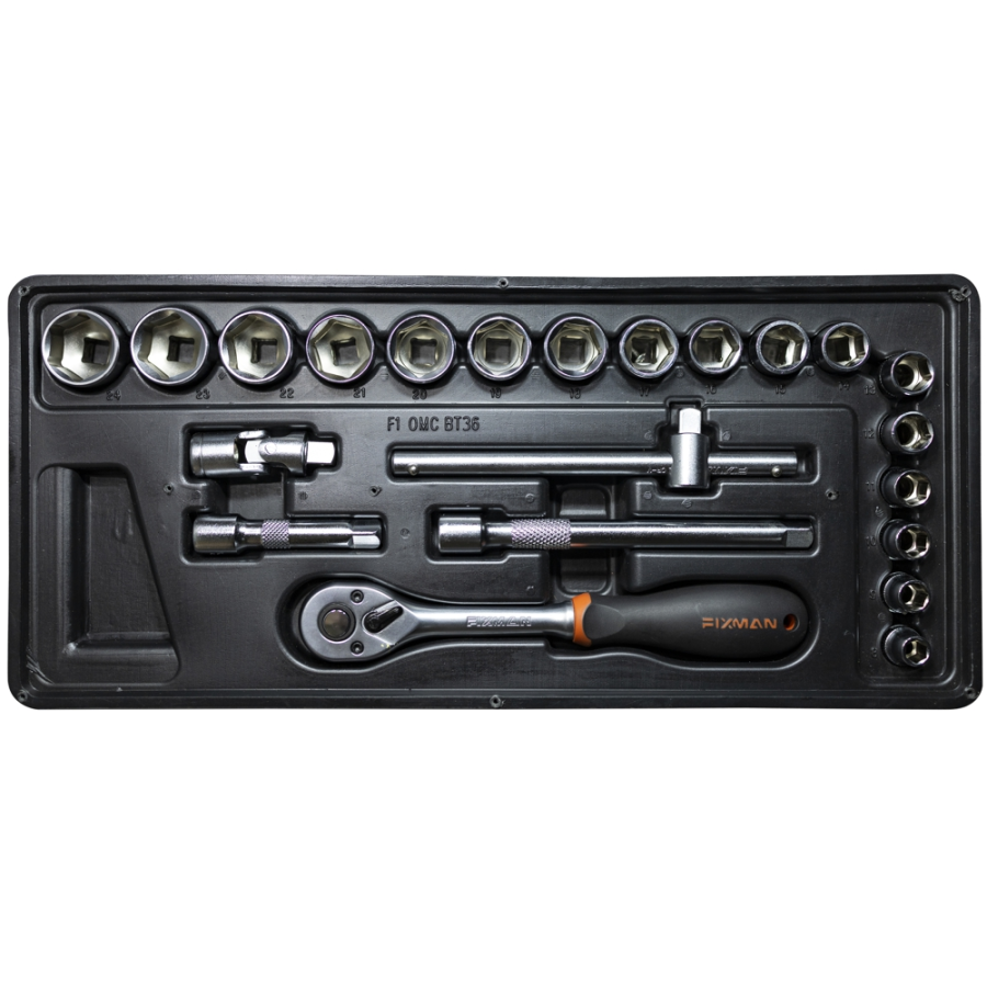 (image for) Fixman 22-pc 3/8' Dr.sockets & Accessories
